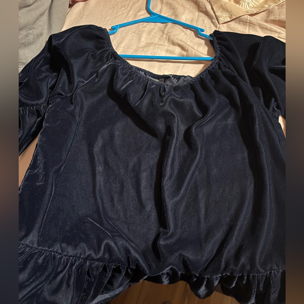 SOHO blue blouse